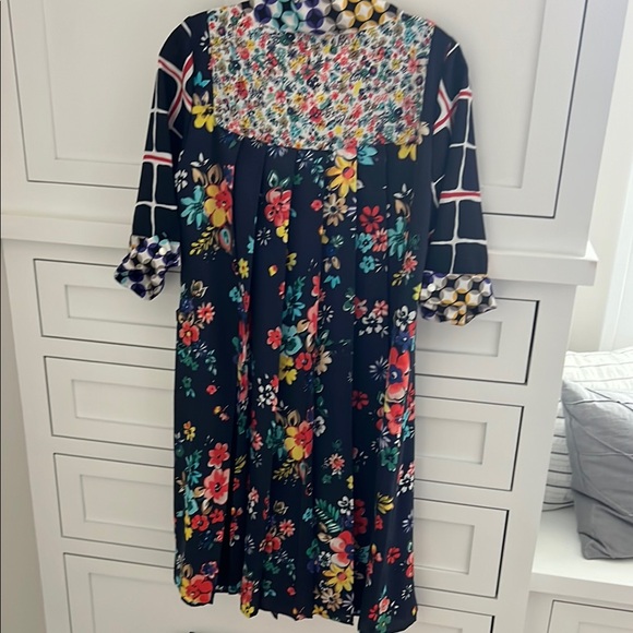 Desigual Multicolor Floral and Geometric Dress - Picture 3 of 9